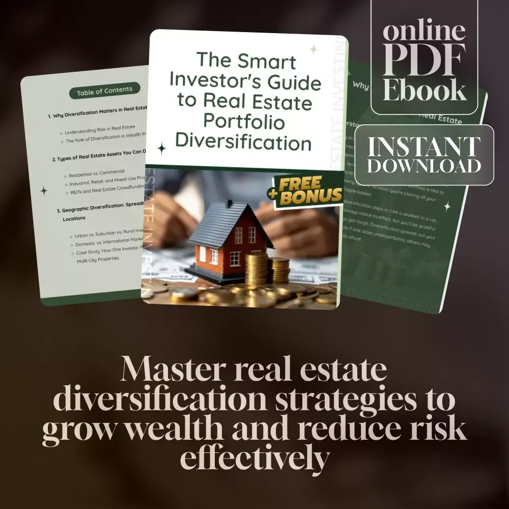 The Smart Investor's Guide to Real Estate Portfolio Diversification | eBook for Real Estate Portfolio Diversification, Digital Download PDF