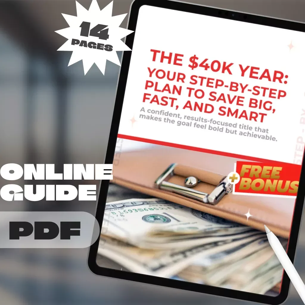 The $40K Year: Your Step-by-Step Plan to Save Big, Fast, and Smart