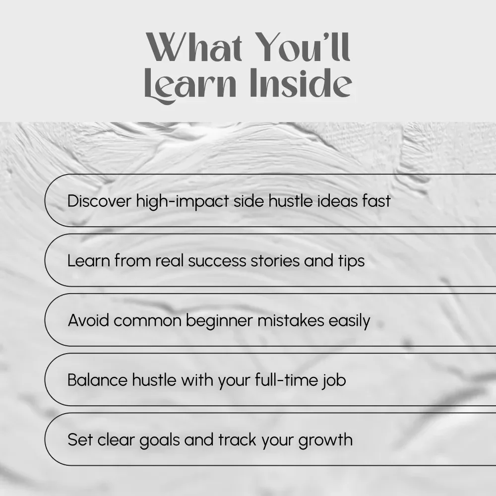 Your Ultimate Guide to Smart, Quick Income Boosts | Instant Download PDF | Side Hustles to Build Wealth Fast | Start Earning Now