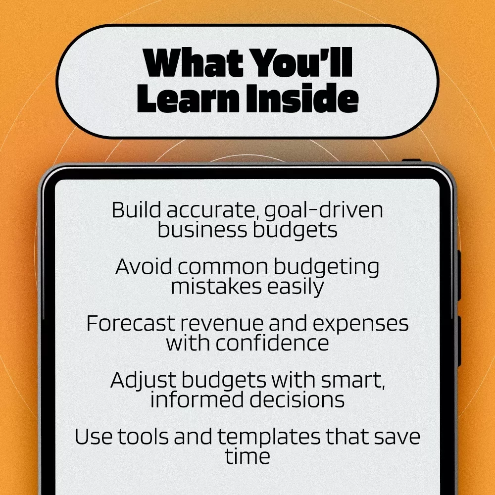 Budget Like a Boss: The Essential Guide to Mastering Your Business Budget | eBook for Entrepreneurs | How to Do a Business Budget Guide | Digital Download
