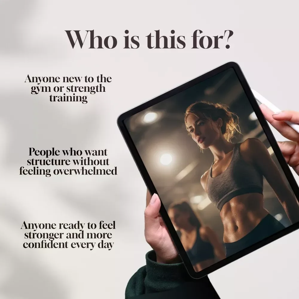 The Stronger Every Day Gym Workout Guide for Women | Female Gym Workout Routine eBook | Strength Training Digital Download
