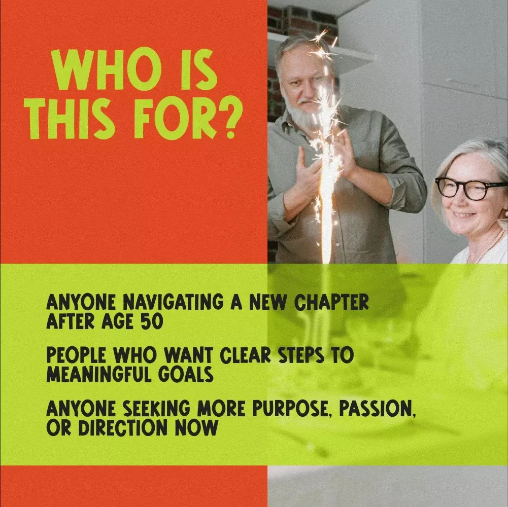Your Fresh Horizons Goal-Setting Checklist: Clear Steps to Thrive at 50+ | Digital Guide on How to Set Life Goals at 50 | Printable PDF Self-Discovery Tool