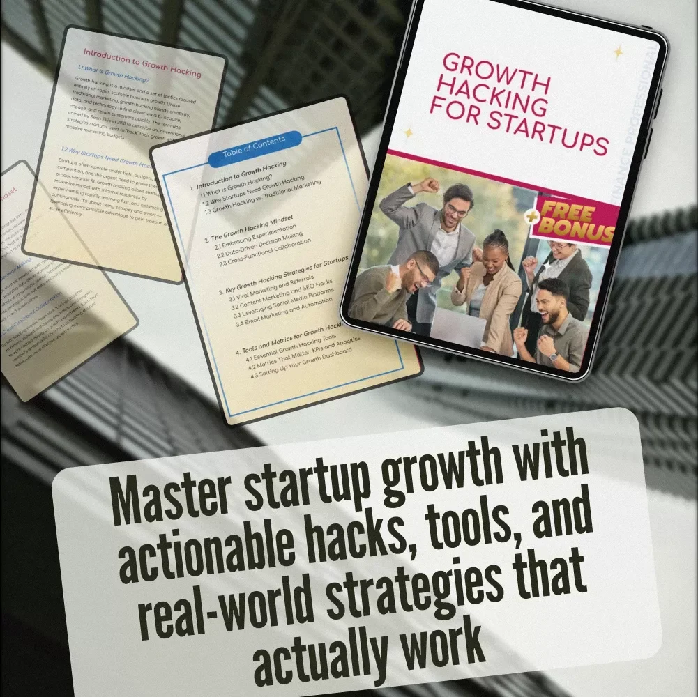 Growth Hacking for Startups eBook | Digital Download Guide for Entrepreneurs, Founders & Small Business Owners | Growth Hacking for Startups PDF