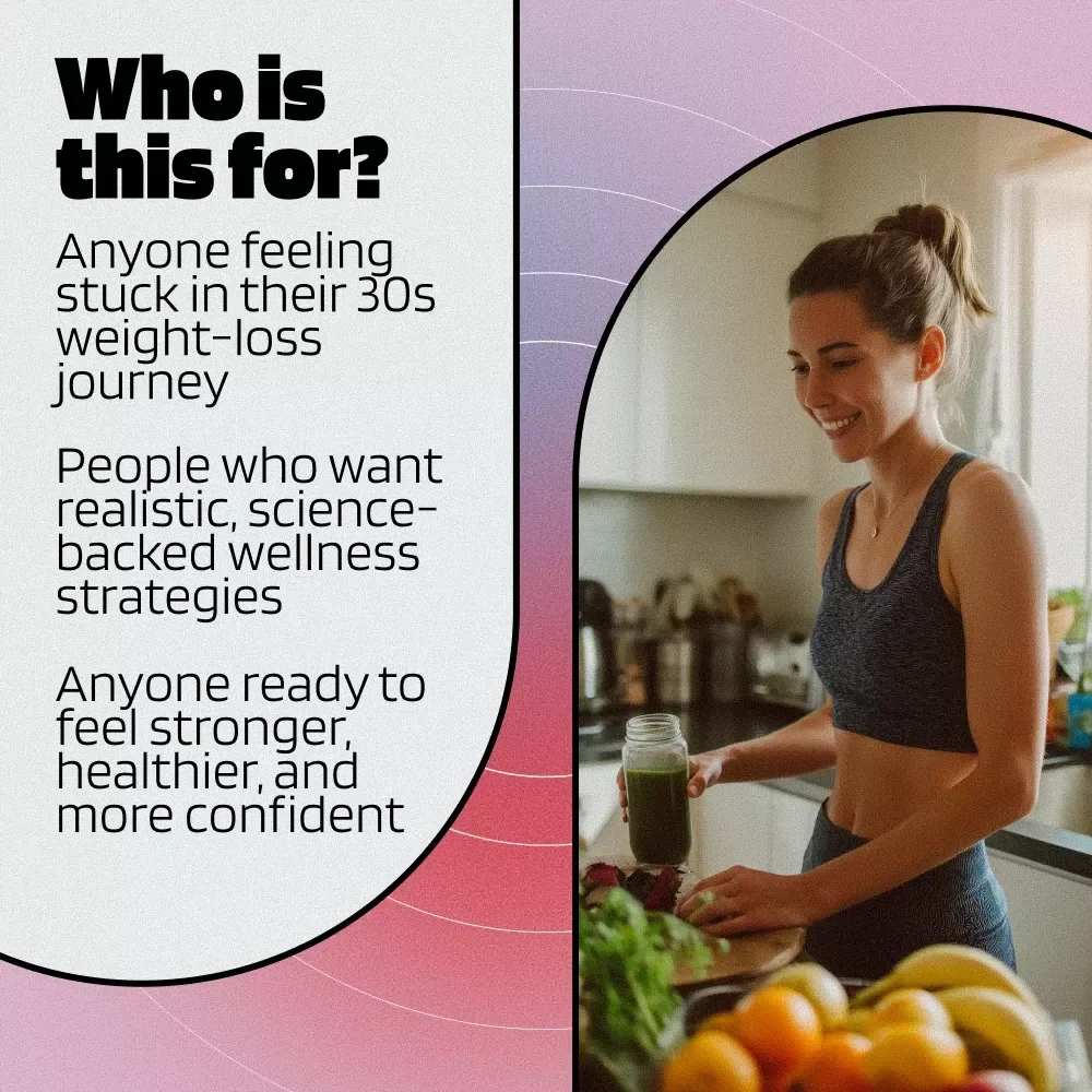 A 30-Something Woman’s Guide to Losing Weight and Feeling Amazing | How to Lose Weight in Your 30s Female | Wellness eBook for Women Over 30