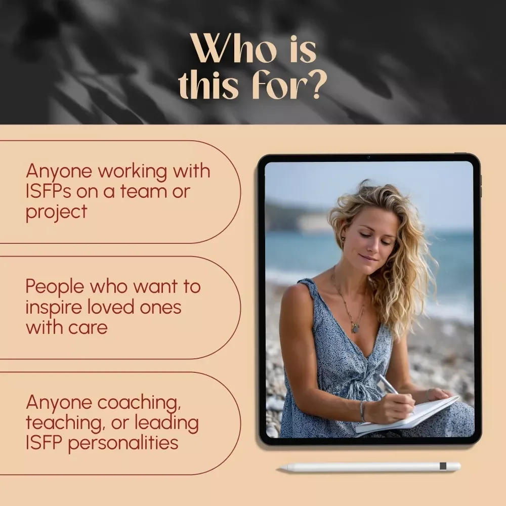 Ignite the Quiet Spark: A Practical Guide to Motivating ISFPs with Heart and Freedom | How to Motivate ISFP Digital Download Guide