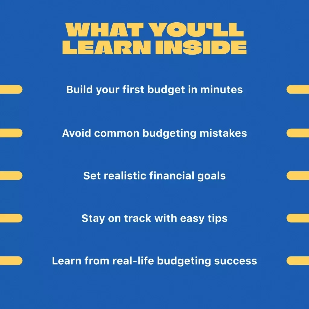 Your Money, Your Rules: The Simple Guide to Creating a Budget That Works | How to Create a Budget for Yourself eBook, Budget Planner PDF, Personal Finance Guide
