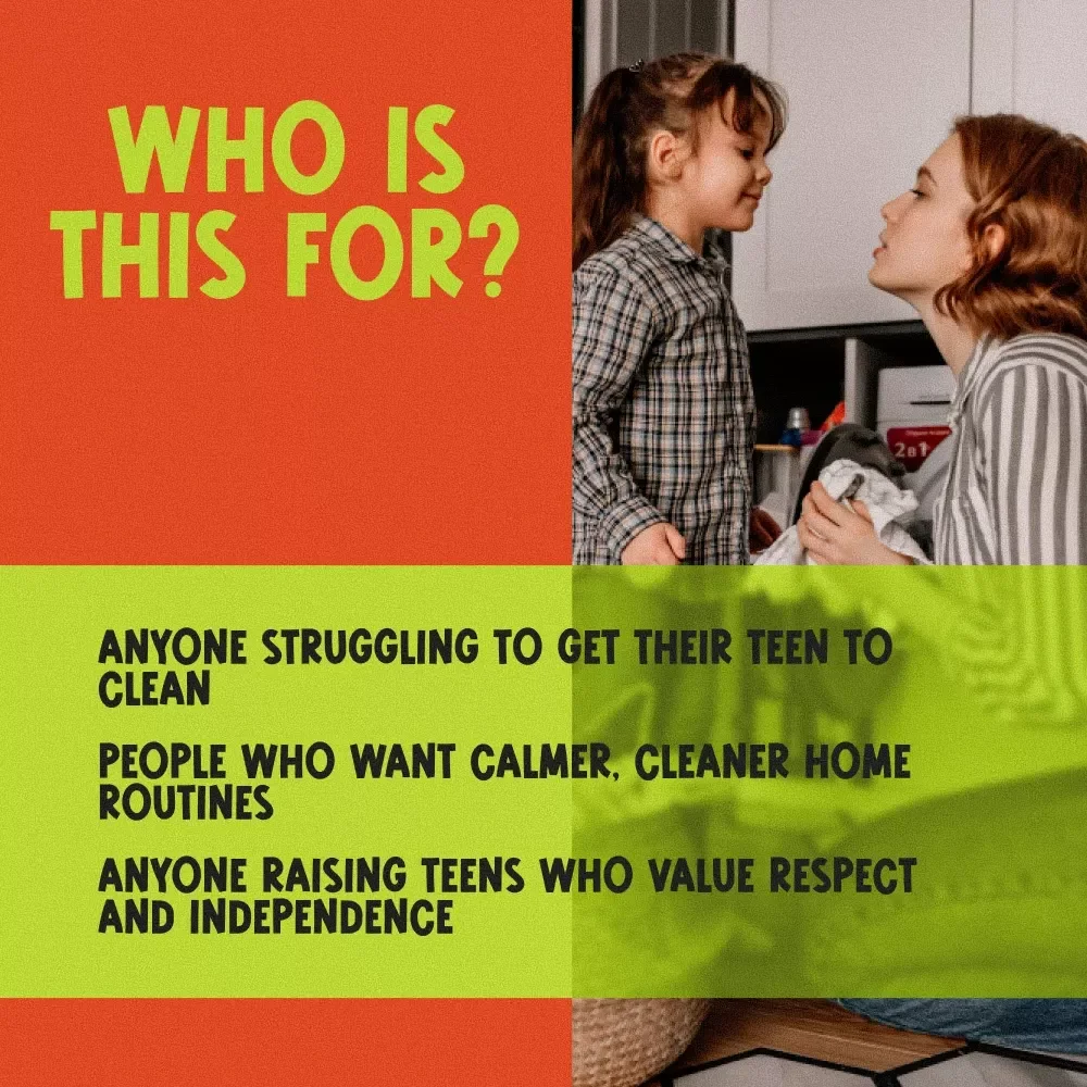 The Ultimate Teen Room Rescue Checklist: Easy Steps to Motivate Your Teen to Clean Without the Drama | Printable Teen Cleaning Guide | How to Motivate a Teenager to Clean Their Room