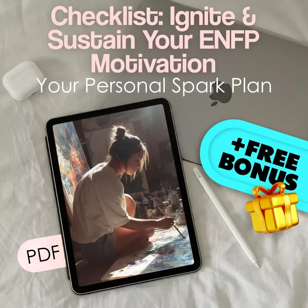 Checklist: Ignite & Sustain Your ENFP Motivation — Your Personal Spark Plan | How to Motivate ENFP | Digital Download for Passionate Free-Spirits