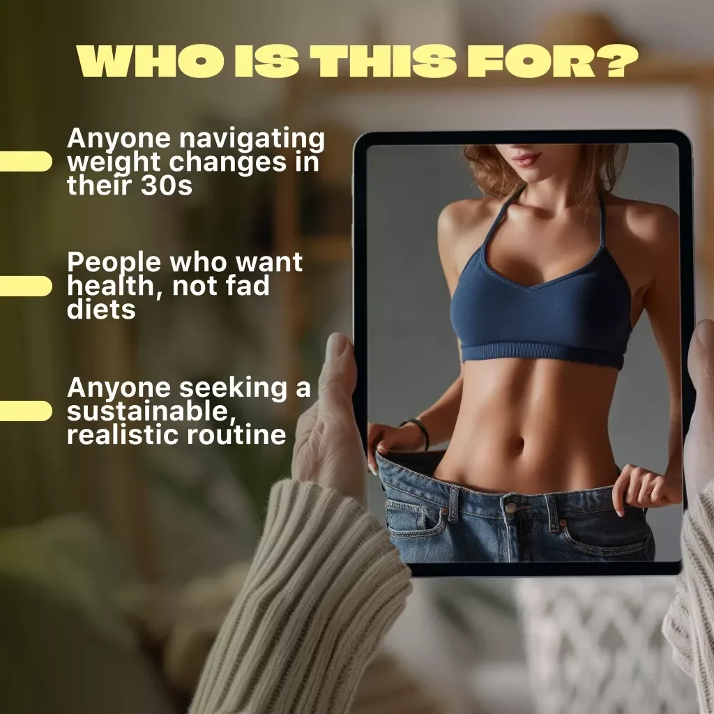 Thrive in Your 30s with The Guide to Sustainable Weight Loss for Women – How to Lose Weight in Your 30s Female, Digital Download PDF