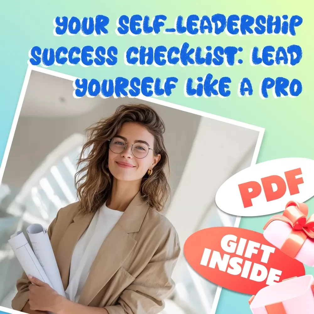 Your Self-Leadership Success Checklist: Lead Yourself Like a Pro | How to Improve Self Leadership | Self-Growth Digital Download for Personal Development