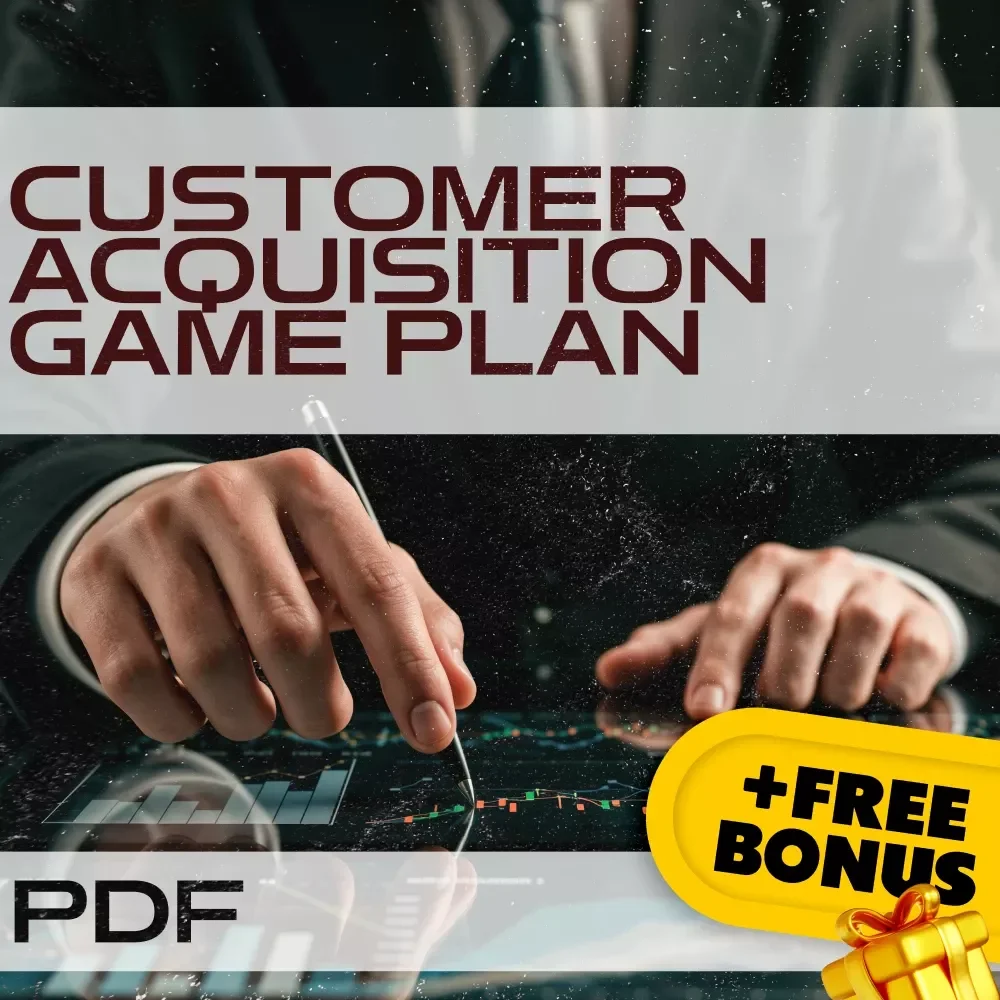 Customer Acquisition Game Plan Checklist for Startups – Digital Download Guide for Customer Growth Strategy