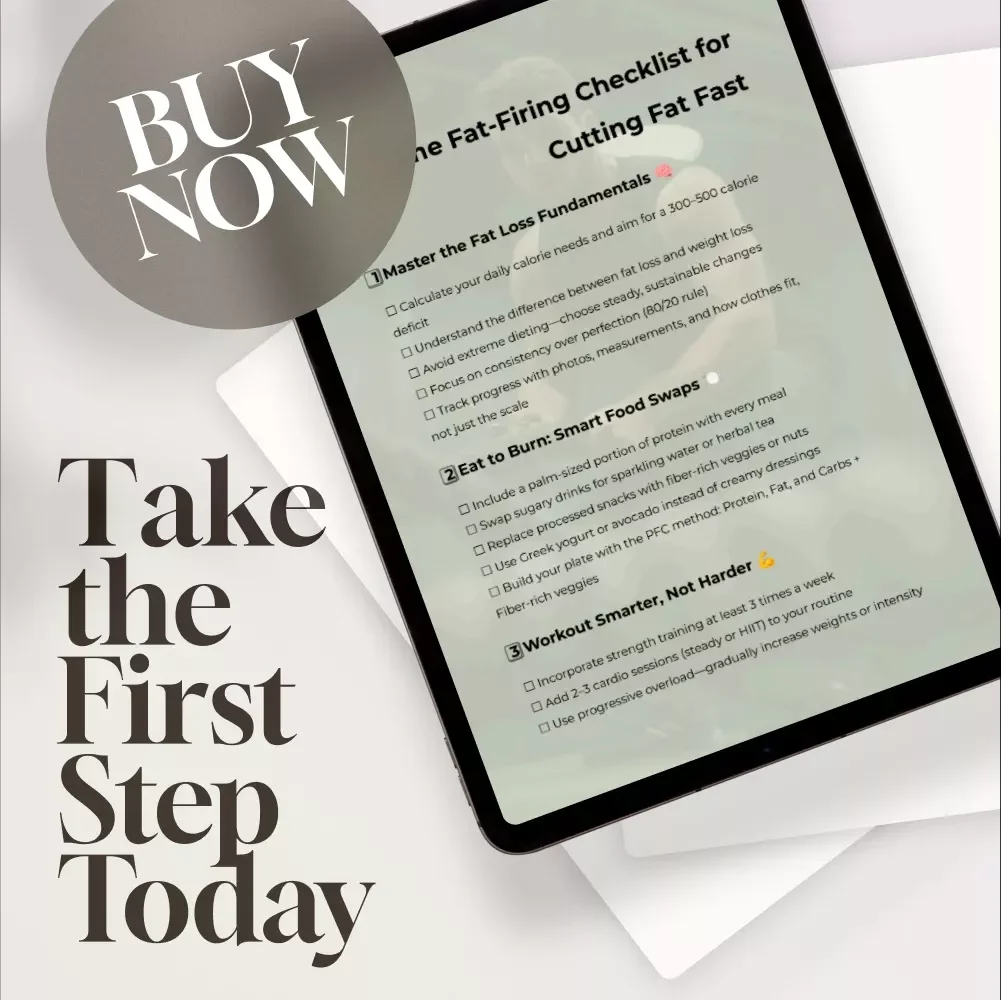 The Fat-Firing Checklist for Cutting Fat Fast | How to Cut Fat Fast | Digital Weight Loss Checklist & Guide