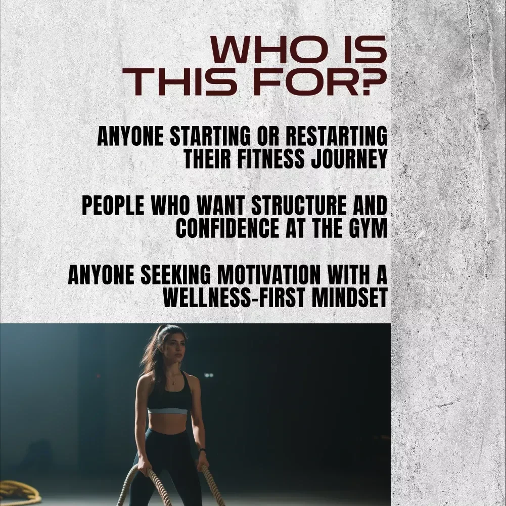 Your StrongHER Checklist to Own the Gym and Your Wellness Journey | Printable Female Gym Workout Routine & Wellness Guide PDF