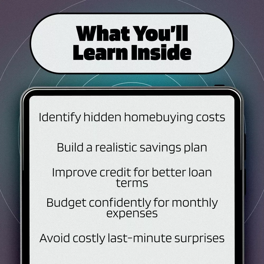 Home Stretch: The Smart Guide to Budgeting for Your Dream House | eBook on How to Budget for Buying a House | Digital Download Guide for First-Time Homebuyers