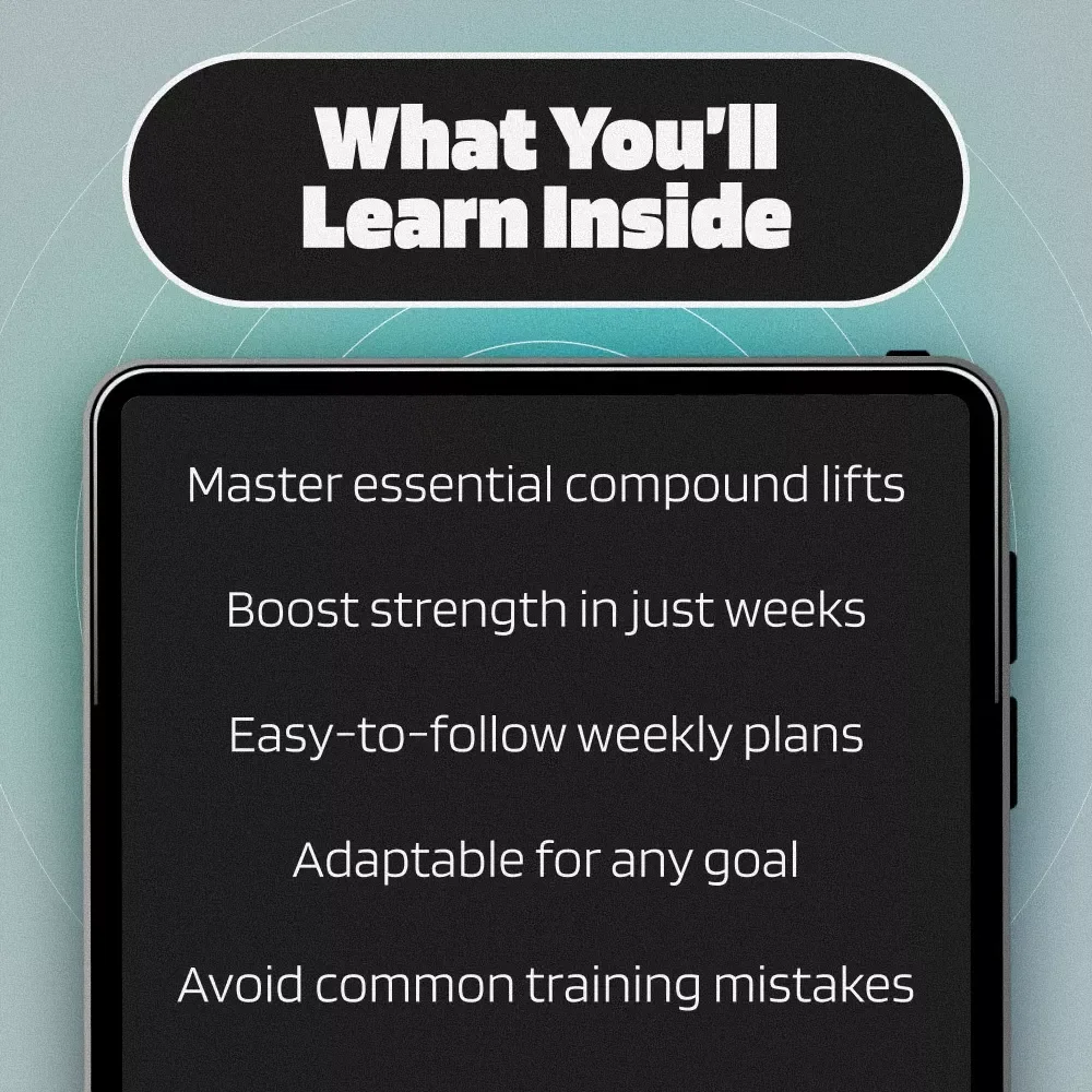Mastering Strength with the 5x5 Workout Method | 5x5 Workout Routine eBook | Digital Fitness Guide for Strength Training, Beginners to Advanced Lifters