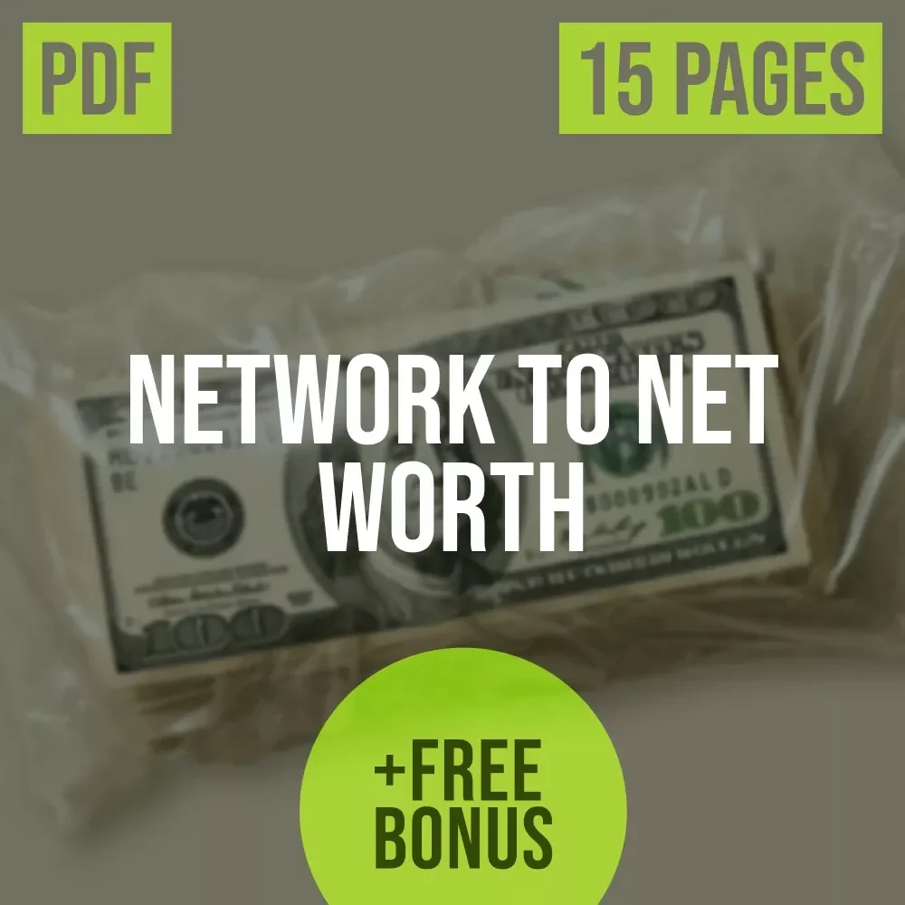 Network to Net Worth | Investment Networking Guide for Leveraging Connections to Unlock Investment Opportunities – Digital Download