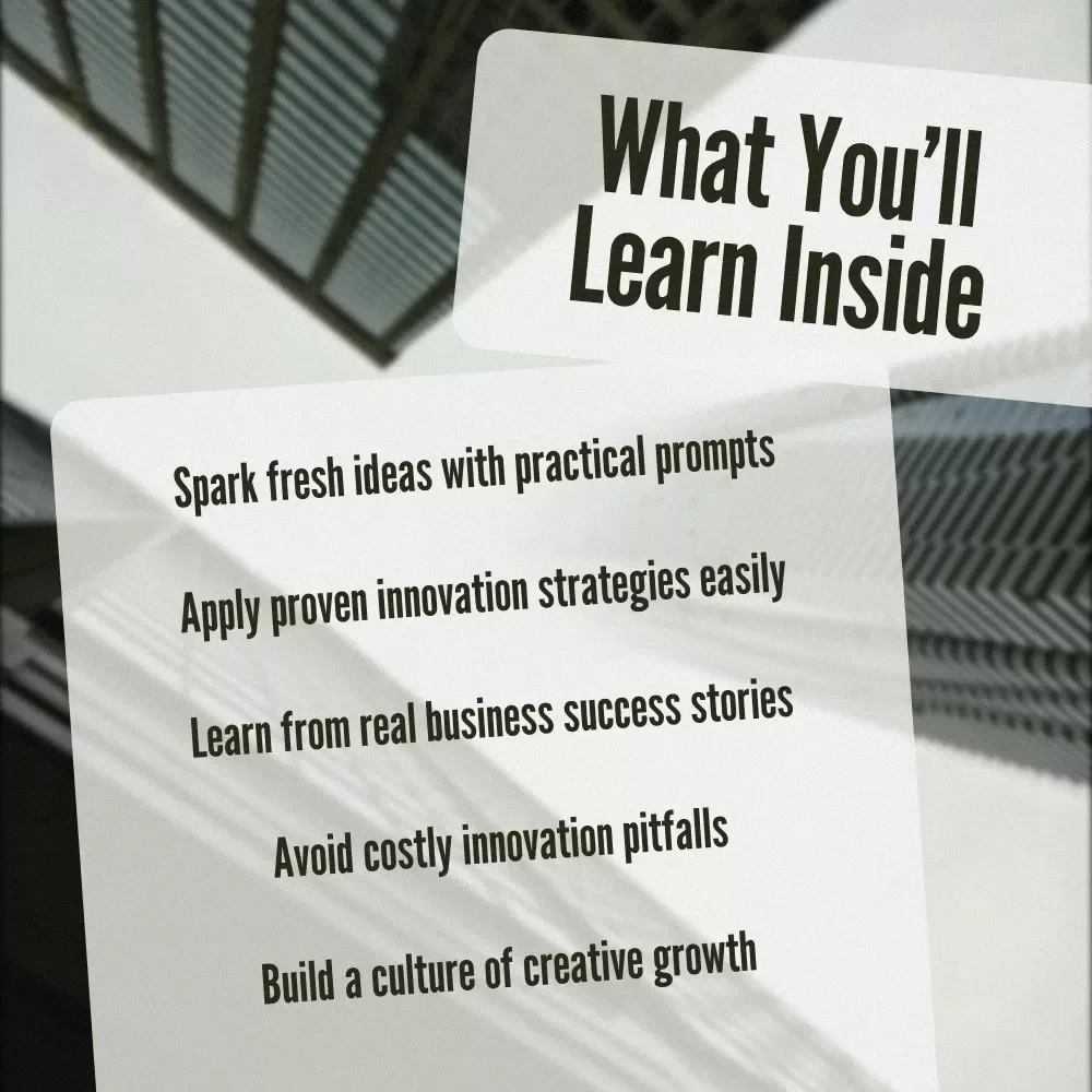 Unlocking Creative Growth for Your Enterprise | Business Innovation Techniques eBook | Digital Download for Entrepreneurs & Teams