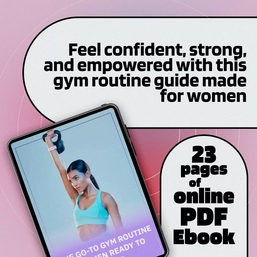 The Go-To Gym Routine For Women Ready To Feel Stronger | Gym Routine for Women eBook | Fitness Guide, Digital Download, Workout Plan