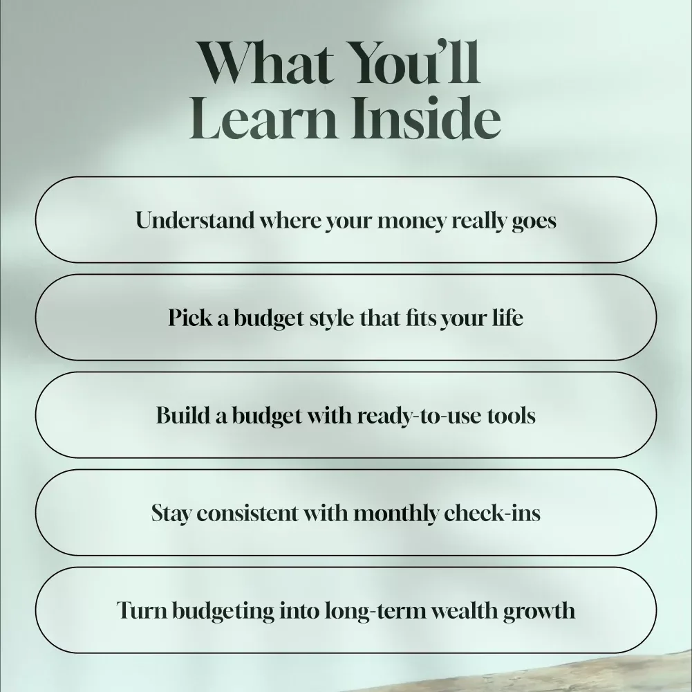 Your Money, Your Plan: The Simple Guide to Budgeting Your Income | How to Budget Your Income eBook | Digital Budgeting Guide PDF Download