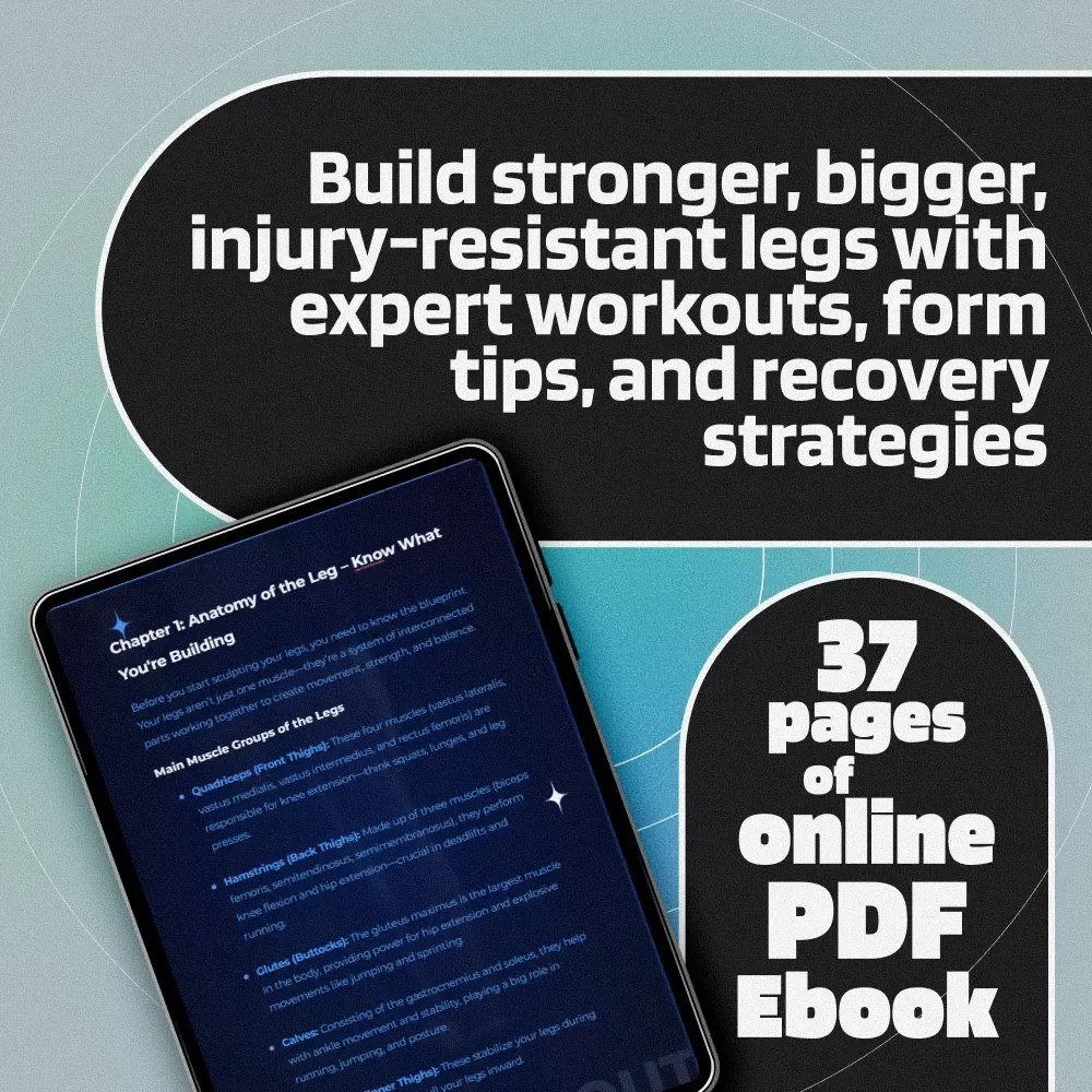 The Leg Workout Blueprint for Strength, Size, and Power | Ultimate Leg Workout Routine eBook for Muscle Growth & Performance