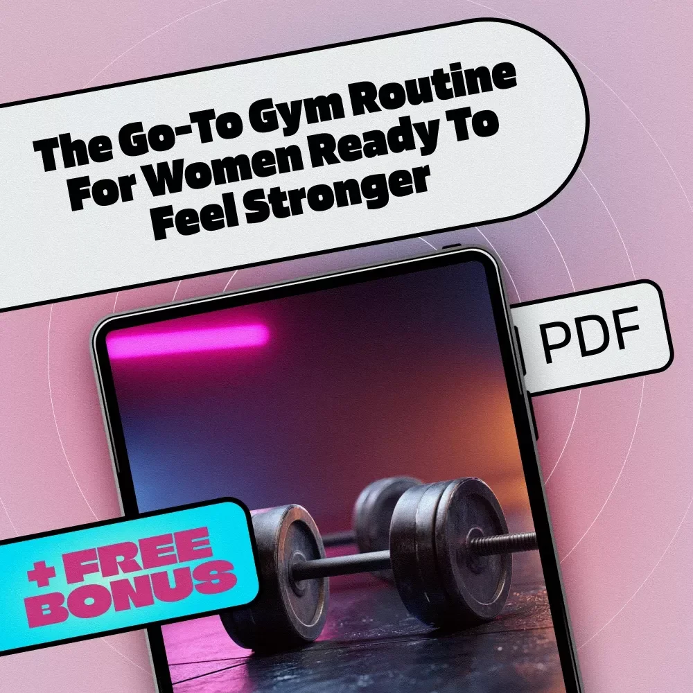 The Go-To Gym Routine For Women Ready To Feel Stronger | Gym Routine for Women eBook | Fitness Guide, Digital Download, Workout Plan