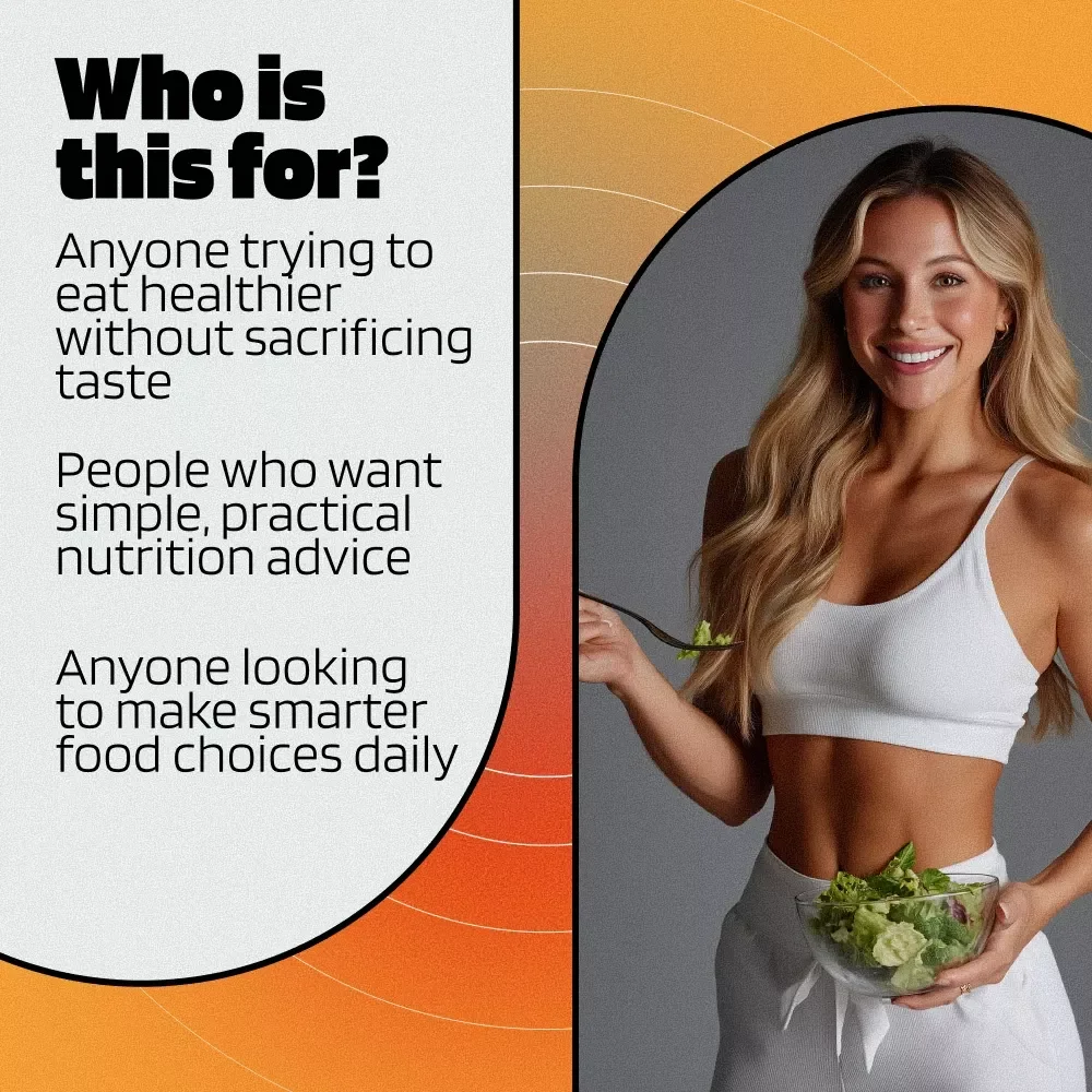 A Simple Guide to Healthy Eating That Tastes Good Too | eBook Download with a List of Healthy Foods, Meal Ideas & Smart Snacking Tips