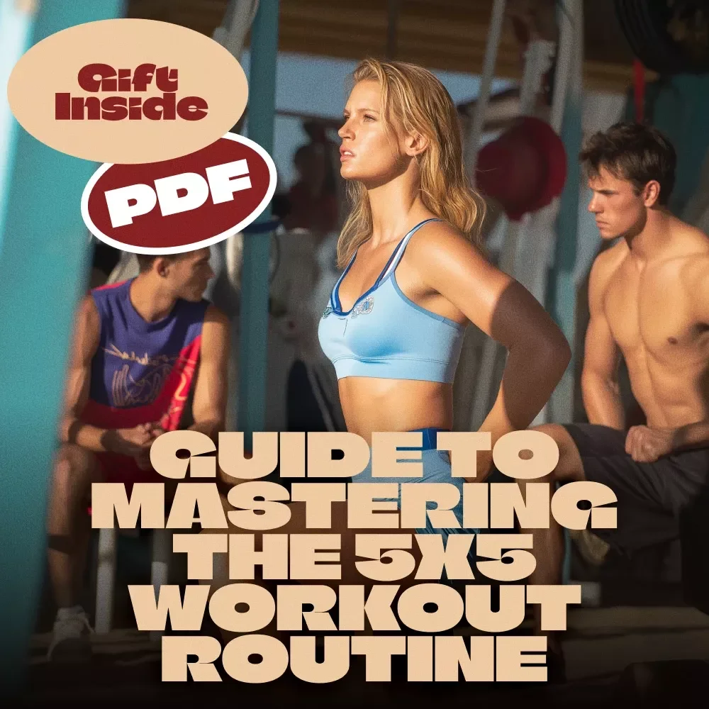 A No-Nonsense Guide to Mastering the 5x5 Workout Routine | 5x5 Workout Routine Digital Download Guide for Strength Training & Beginners
