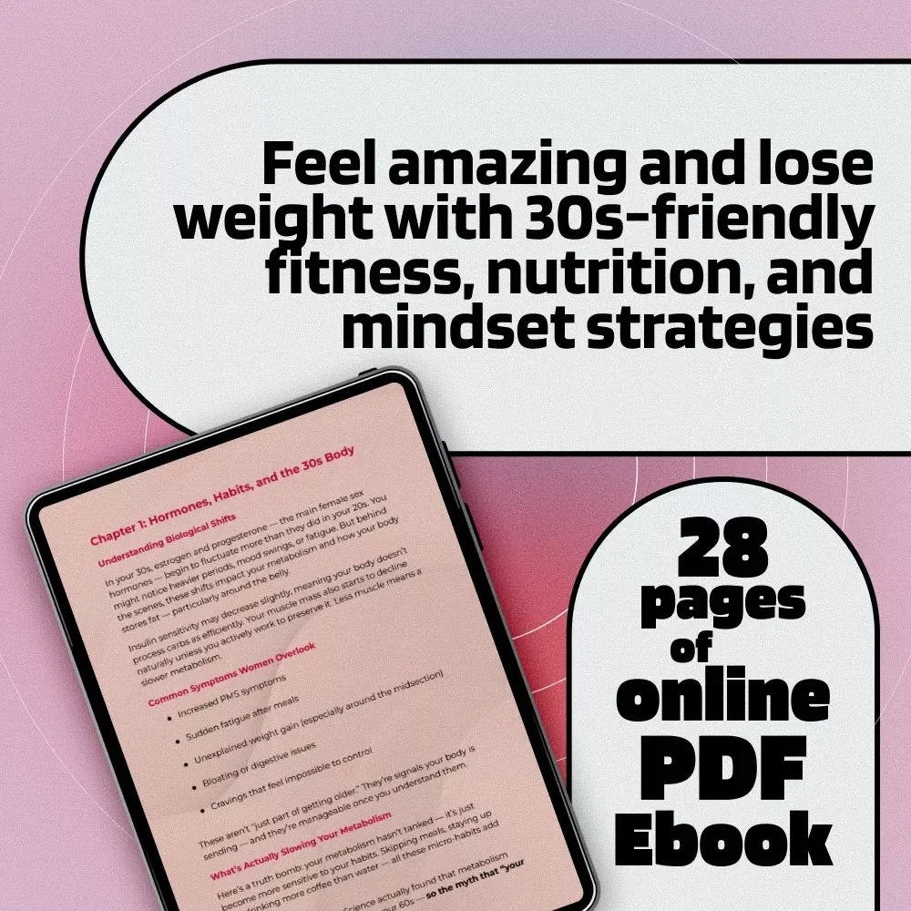 A 30-Something Woman’s Guide to Losing Weight and Feeling Amazing | How to Lose Weight in Your 30s Female | Wellness eBook for Women Over 30
