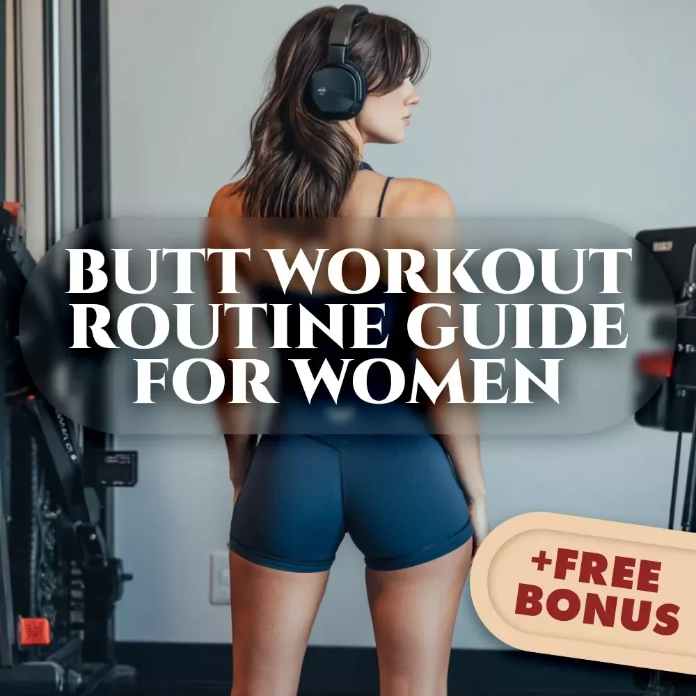 Simple Steps To Shape A Stronger Rounder Booty | Butt Workout Routine Guide for Women | Digital Fitness eBook & Glute Training Plan