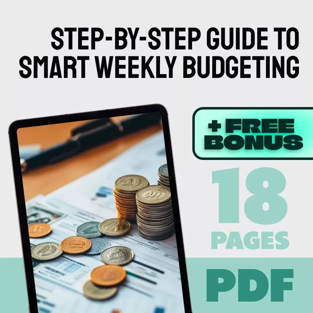 52 Weeks to Financial Freedom: Your Step-by-Step Guide to Smart Weekly Budgeting | 52 Week Budget eBook, Digital Download, Weekly Budget Planner PDF