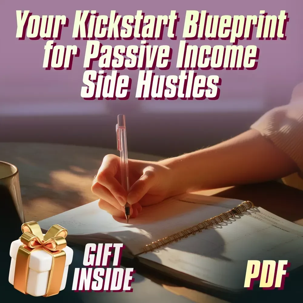 Your Kickstart Blueprint for Passive Income Side Hustles | Passive Income Side Hustle Ideas Checklist for Beginners