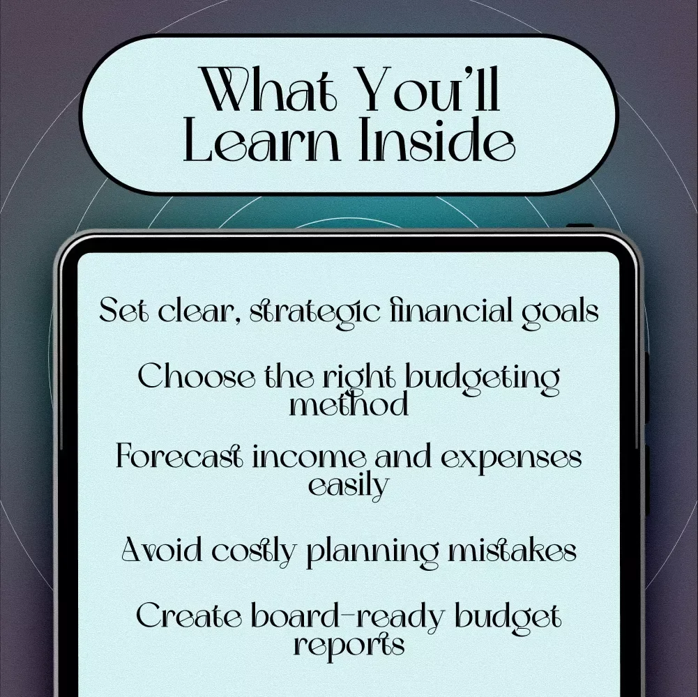 Blueprint to Budgeting: How to Build a Rock-Solid Organizational Budget from Scratch | How Do You Create a Budget for an Organization | Budget eBook for Teams, Nonprofits, and Startups