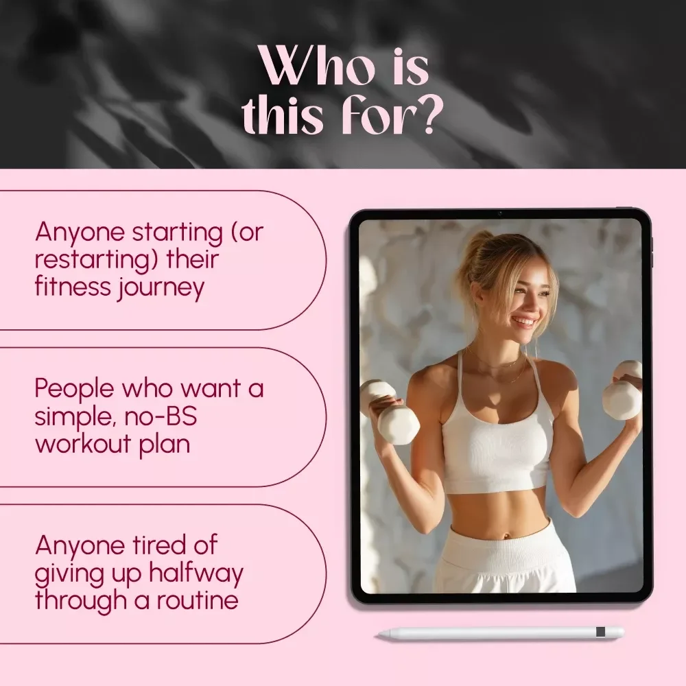Your Personal Workout Playbook: A Fun, No-Nonsense Guide to Getting Fit | Digital Personal Workout Guide, Fitness eBook, Routine Checklist