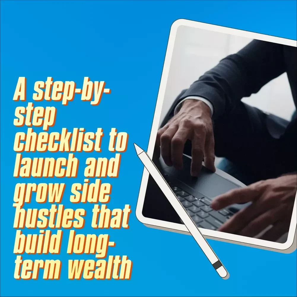 The Wealth Hustler’s Checklist – Digital Download for Side Hustles That Build Long-Term Wealth | eBook + Printable Guide