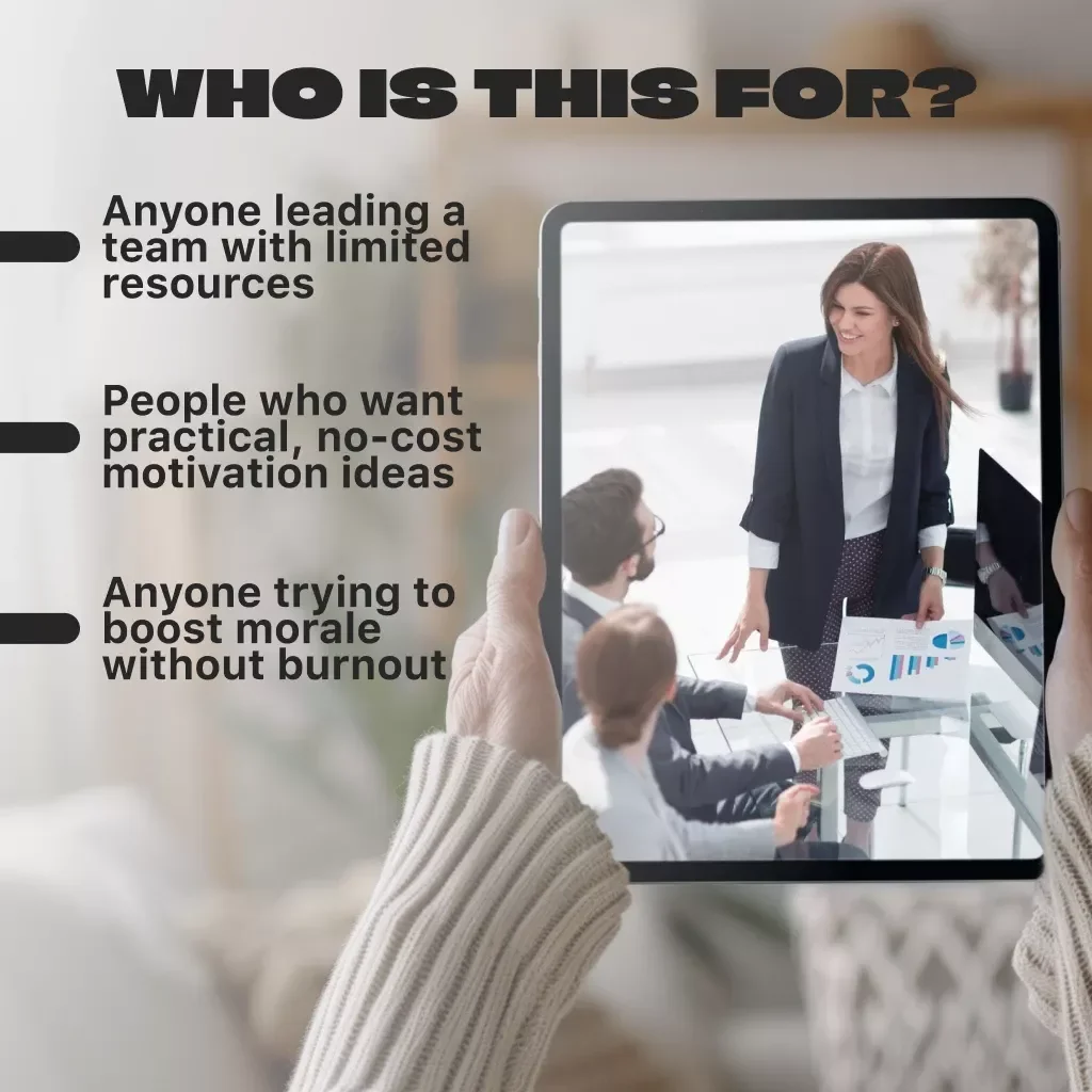 Motivation on a Budget: Proven Ways to Energize Employees Without Spending a Dime | How to Motivate Employees Without Spending Money | Digital Guide for Managers & Team Leaders