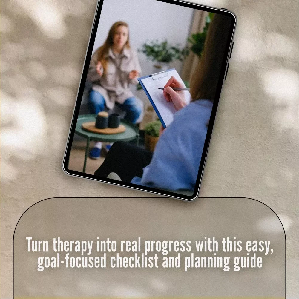 Therapy Goal Game Plan: Your Pocket Guide to Progress | SMART Goal Therapy Checklist | Digital Download with Examples of Goals for Therapy
