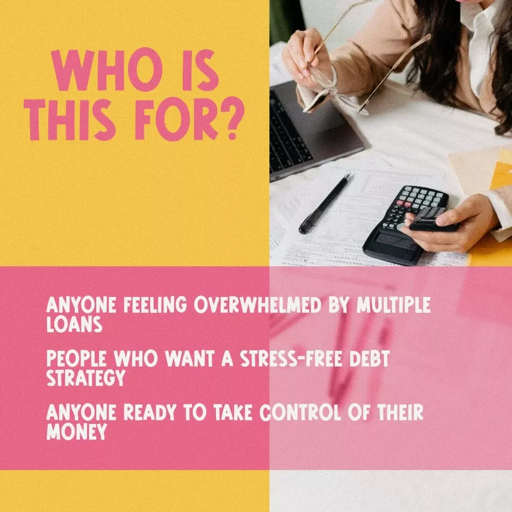 The Loan Repayment Power Checklist: Crush Debt Without Crushing Your Soul | Digital Download Guide for How to Manage Loan Repayments, Budgeting, Debt Freedom Plan, Financial Wellness