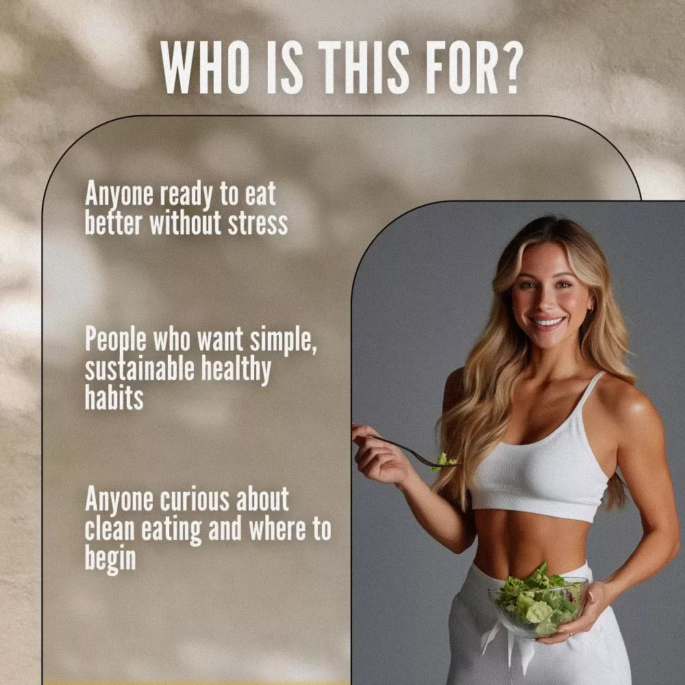 Your Clean Eating Kickstart Checklist to Nourish and Flourish | How to Start Eating Clean for Beginners Printable Guide, eBook, Digital Download