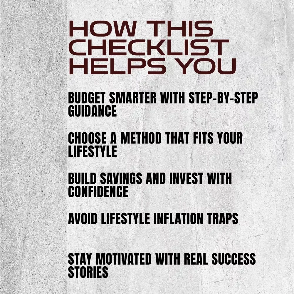 The $100K Game Plan: Your Fun & Fearless Budgeting Checklist | How to Budget 100K Salary | Digital Download Checklist