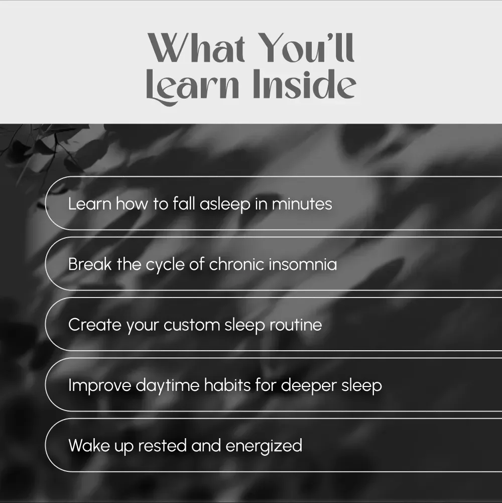 Your Fast-Track Guide to Beating Insomnia and Falling Asleep Faster – How to Fall Asleep Fast with Insomnia | Digital Sleep Guide PDF
