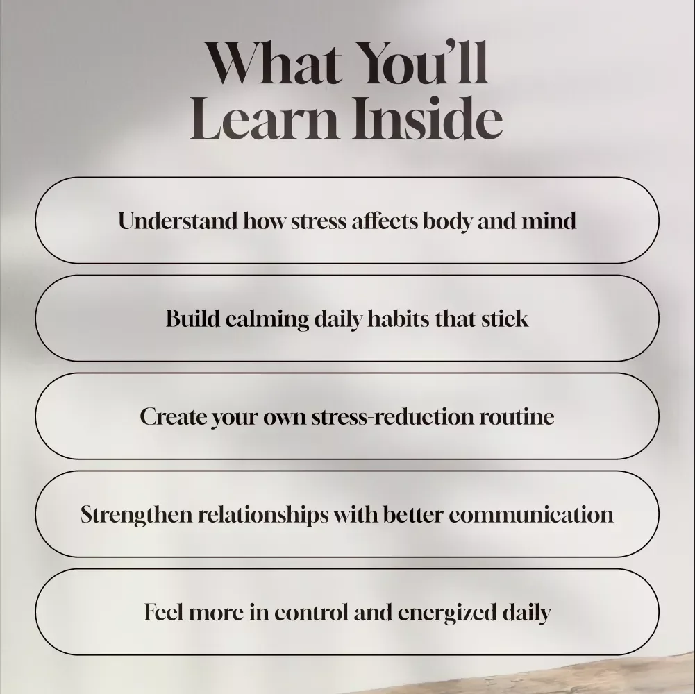 A Practical Guide to Reducing Stress and Reclaiming Your Health | Health and Stress Reduction Strategies eBook for Mind-Body Wellness