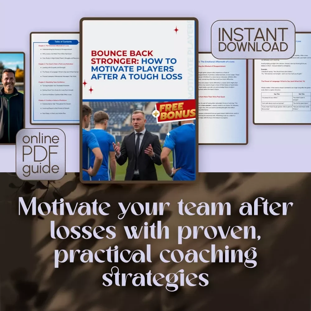 Bounce Back Stronger: How to Motivate Players After a Tough Loss | Digital Coach Guide for Post-Loss Recovery, Team Morale, and Player Motivation