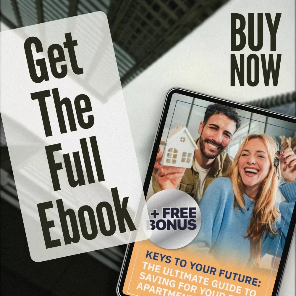 Keys to Your Future: The Ultimate Guide to Saving for Your First Apartment | How to Save Up for an Apartment eBook, First Apartment Budget Planner, Digital Download