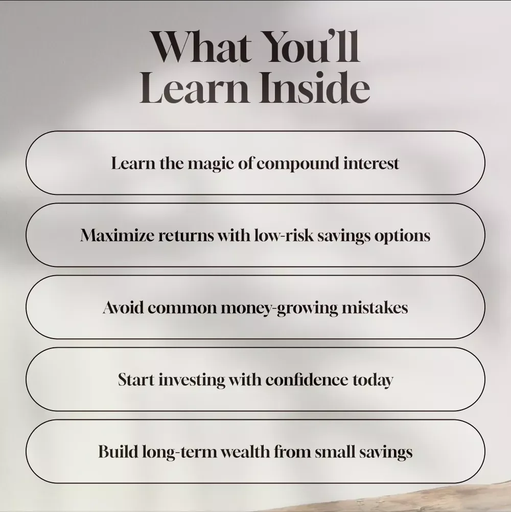 Turning Spare Change Into Wealth: The Ultimate Guide to Making Money from Your Savings | Digital Download | Personal Finance eBook | How to Make Money from Savings