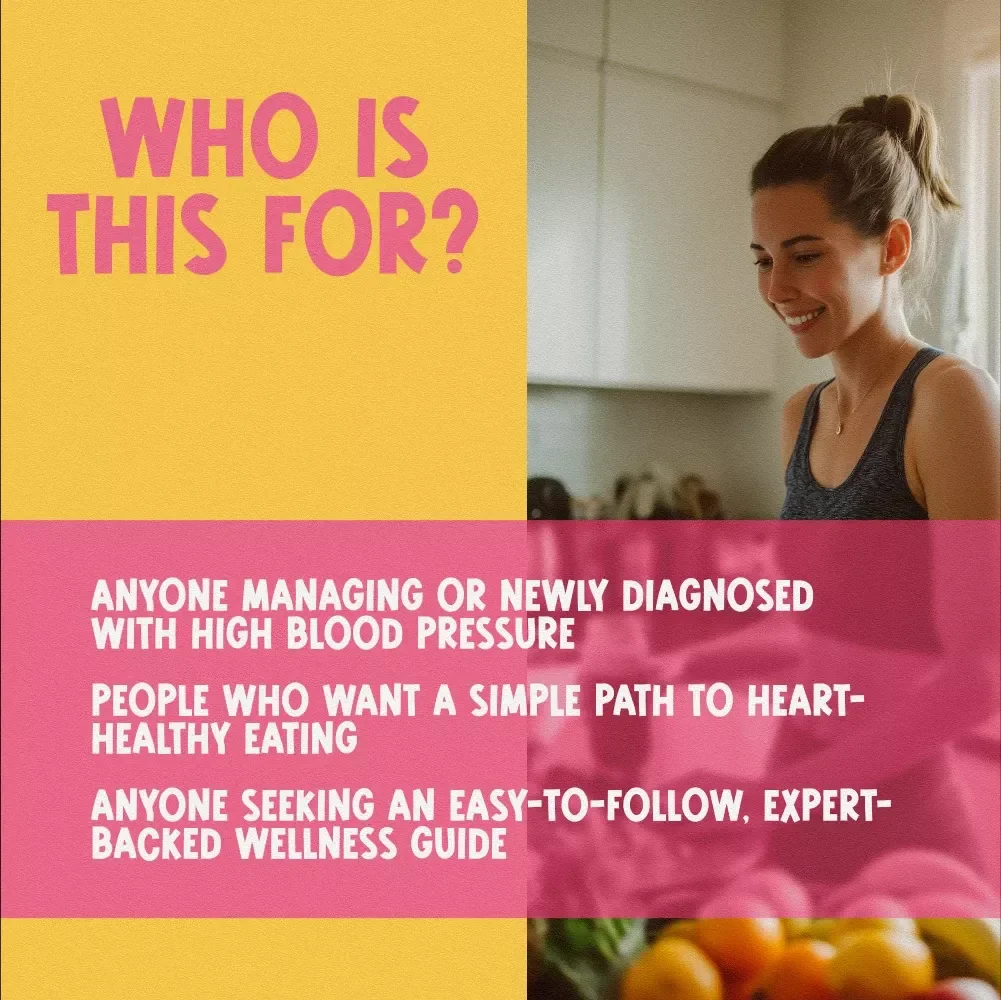 The Heart-Smart Hypertension Diet Checklist to Lower Blood Pressure | Best Diet for Hypertension PDF | DASH Diet Printable for Blood Pressure