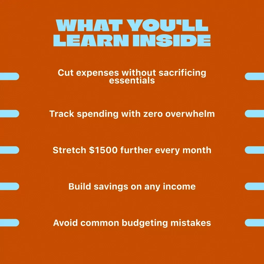 Mastering Your $1500 Budget: A Simple Plan to Thrive on Less | Digital Guide | How to Budget $1500 a Month | Money Saving Ebook, Budget Planner Download