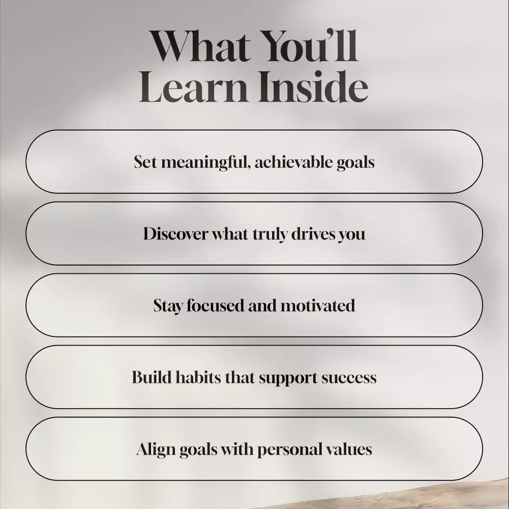 The Compass Within: Discovering and Achieving Your Top Life Goals | Goal Setting eBook | Digital Self-Discovery Guide | Life Goals Checklist