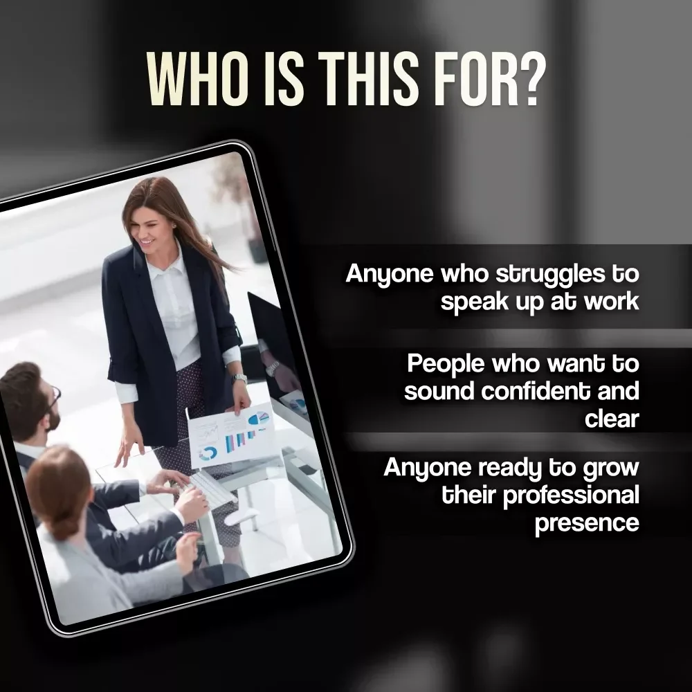 Speak Up, Shine Bright: The Confident Professional’s Guide to Owning Your Voice at Work – Digital Guide for How to Speak with Confidence at Work, Leadership Communication, Workplace Confidence Tips