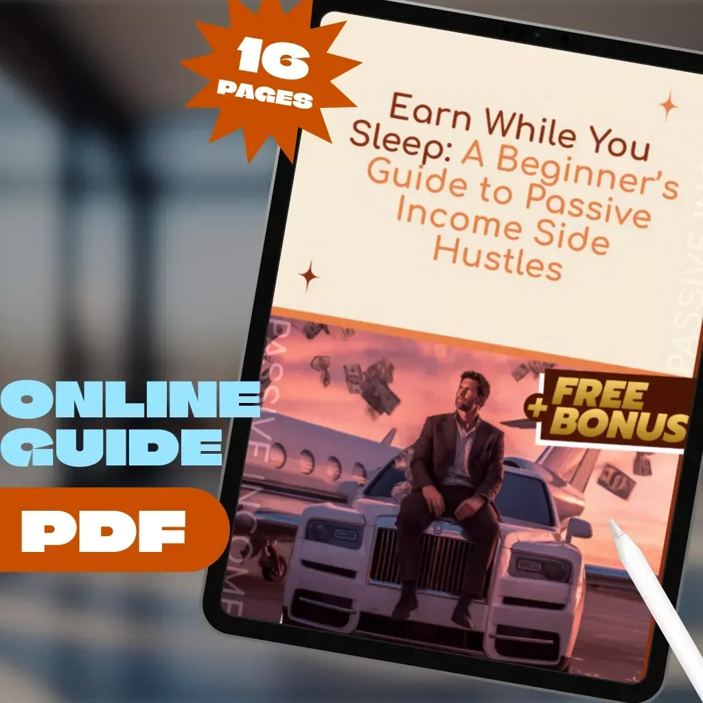Earn While You Sleep: A Beginner’s Guide to Passive Income Side Hustles | Digital Download | Passive Income Side Hustle Ideas for Beginners