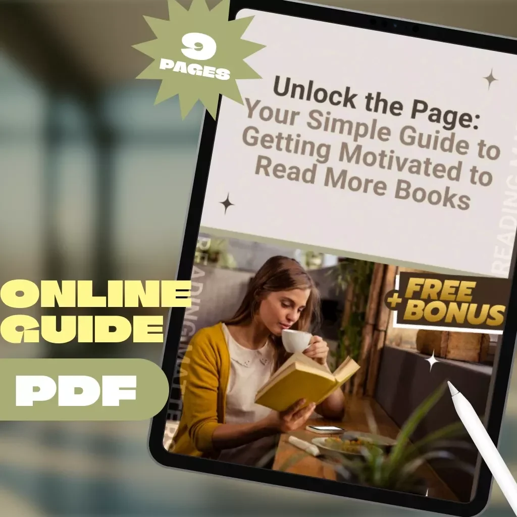 Unlock the Page: Your Simple Guide to Getting Motivated to Read More Books | Digital Download | How to Motivate Myself to Read Books | Reading Habit Guide